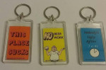 50 KEYCHAIN /KEYRING  PER ORDER MANY DIFFERENT DESIGNS NEW
