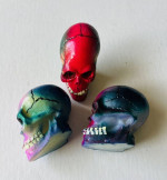 25 PC Skull Halloween Party Toys-Stress Relief--Squeeze IT-Catch IT