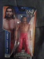 WWE FIGURES - The Great Khali,Batista and Rey Mysterio