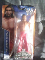 WWE FIGURES - The Great Khali,Batista and Rey Mysterio