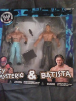 WWE FIGURES - The Great Khali,Batista and Rey Mysterio