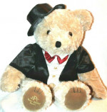 Vintage 2000 Tuxedo Teddy Bear