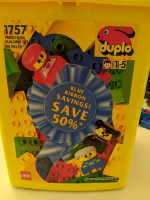 Vintage Duplo 1757 Preschool Building Set total 148 Pieces