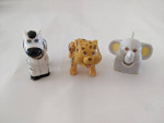 Baby Elephant, Zebra and Cheetah lot