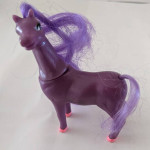 Purple long-mane horse