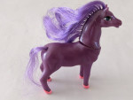 Purple long-mane horse