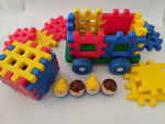 Vintage Little Tikes Wee Waffle Blocks Toddle Tots ‘n Truck Complete S