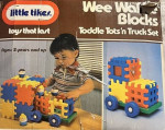 Vintage Little Tikes Wee Waffle Blocks Toddle Tots ‘n Truck Complete S