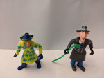 Vintage 1980s inspector gadget figures