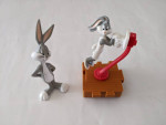Vintage 1990s Looney Tunes Collectible Figurine Bugs Bunny