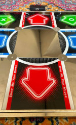 DDR TOURNAMENT Dance Revolution Metal Dance Pad PS2 + Control Box