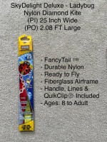 New Kites - Ladybug SkyDelight® Deluxe 25”W & Princess SkyDelta® 42”W