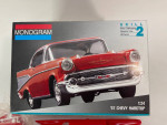 Monogram '57 Chevy Hardtop Kit #2225 1:24 Scale 1977 Vintage Model Kit