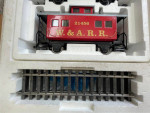 Marklin G Gauge 54402 TRAIN SET all metal Loco Flat Caboose w/ track
