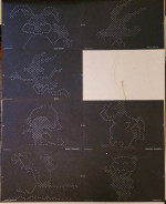 Lite-Brite Bugs Bunny refill sheets 1978