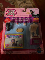 New in pkg vintage littlest pet shop royal Bombay kitty