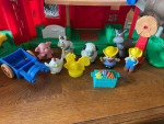 VTG Fisher Price Little People Foldable Farm Barn