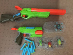 3 Nerf Guns with Extras