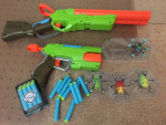 3 Nerf Guns with Extras