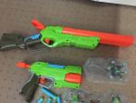 3 Nerf Guns with Extras
