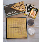GO Board Game Set Magnetic Stones with How To Books