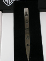 RARE WARNER BROS. LOONEY TUNES CHROME PEN w/5 characters