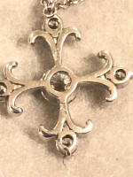 Hearts on Fire Diamond Cross Pendant Necklace
