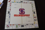 New Vtg Syracuse University Orangeopoly Monopoly Game + Bonus Ornament