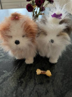 Adorable 2008 furReal Interactive Plush Puppy Dogs *Pair of Two* toys