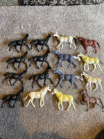 17 Greenbrier International plastic toy horses