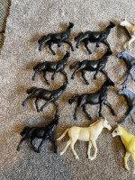 17 Greenbrier International plastic toy horses