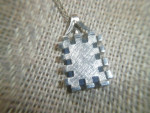 Vintage onyx/lapis pendant necklace circa 1990