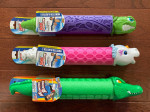 New Various Water Blasters/Guns – 3 Cartoon, 1 2-pack Hydro Blaster™
