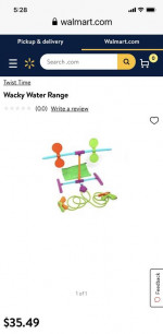 Brand New Wacky Water Range Spinning Water Toys