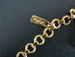 70's signed Monet choker & earrings