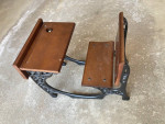 American Girl Doll Samantha's Desk vintage wood metal original school