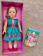 NEW American Girl 18" Doll Kit in dress clothes outfit & Meet Book!