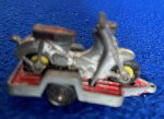 Tootsie Toy, Chicago, Honda 50 Scooter And Trailer, Diecast 1968
