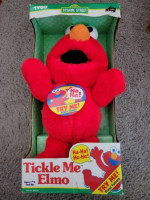 NEW Tyco Original Sesame Street Tickle Me Elmo Doll 1996 Vintage