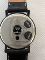 Ladies Watch: M & Co. Labs "Waste Not A Moment"