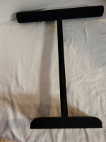 Black T-Bar Jewelry Display 18" Tall