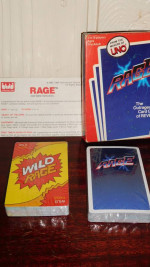 ***Vtg 1983 RAGE Card Game (from UNO Makers--NEW 1983***