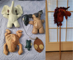 Collectable New 7 Leather stuffed animals