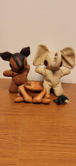 Collectable New 7 Leather stuffed animals