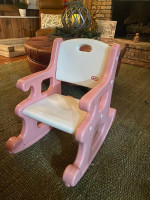 Little Tikes Pink Rocking Chair Vintage Kids Childs