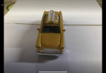 Vintage toy checker taxi pull back