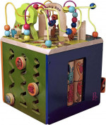 B. Zany Zoo Wooden Activity Cube for Kids