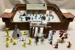 Vintage Marx #3680 Fort Apache Playset