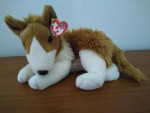 5 Cats & a Dog from TY Plush/Buddies Collection with creased Tag, each