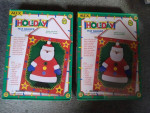 (4) Unopened Santa Felt Banner Activity Kits by Alex